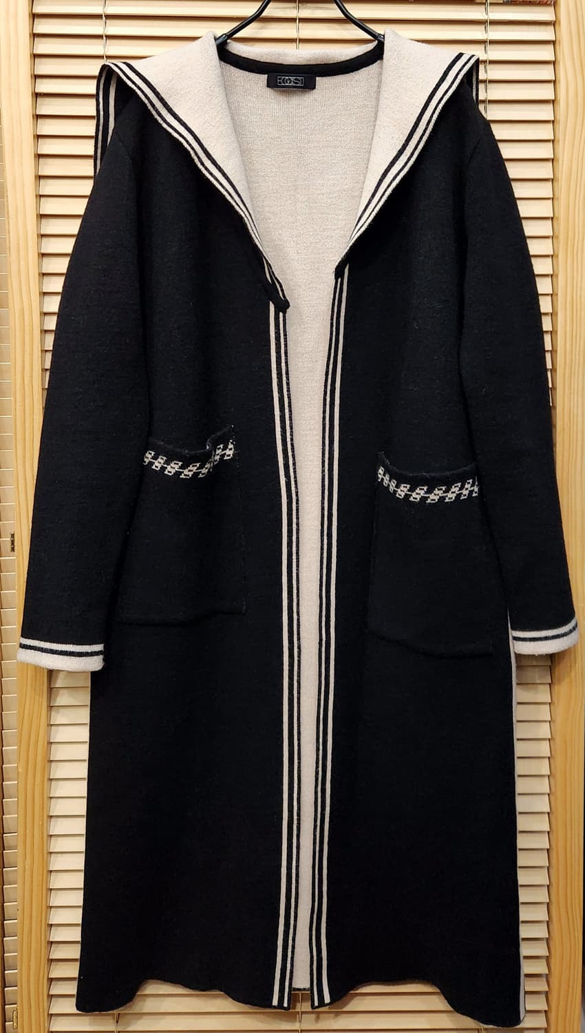 (새상품)에고이스트 테일러 숄카라 니트 롱가디건 상품이미지1