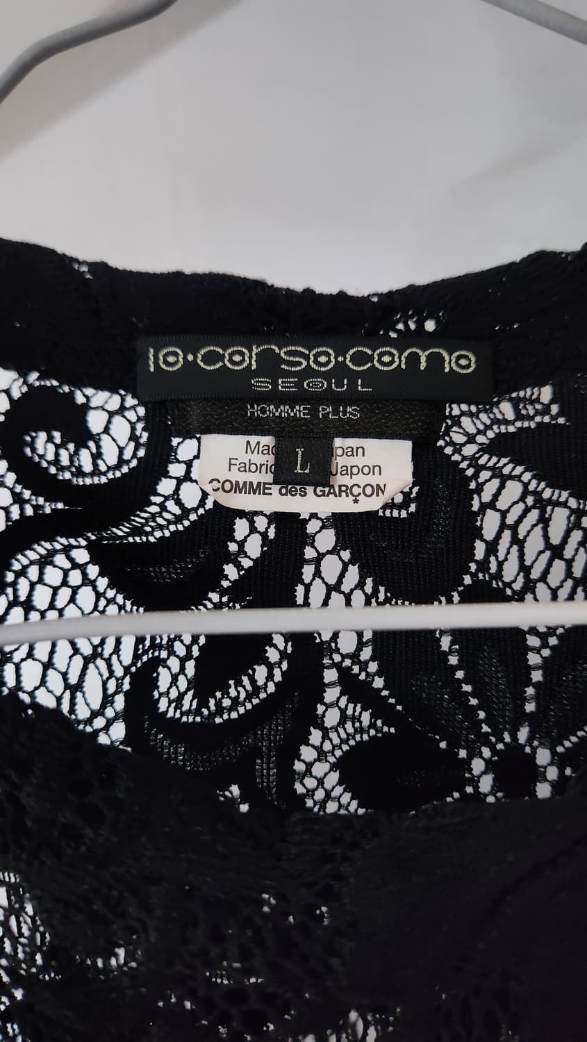 [L] 꼼데가르송 옴므 플러스 25ss 레이스 탑 상품이미지2