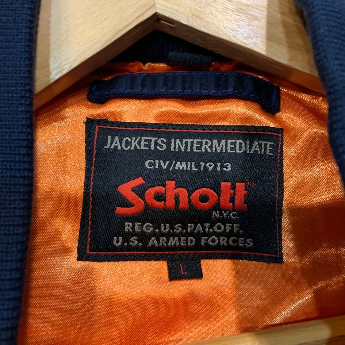 새상품)Schott 쇼트 Ma-1 플라잉타이거 자켓 L 상품이미지4