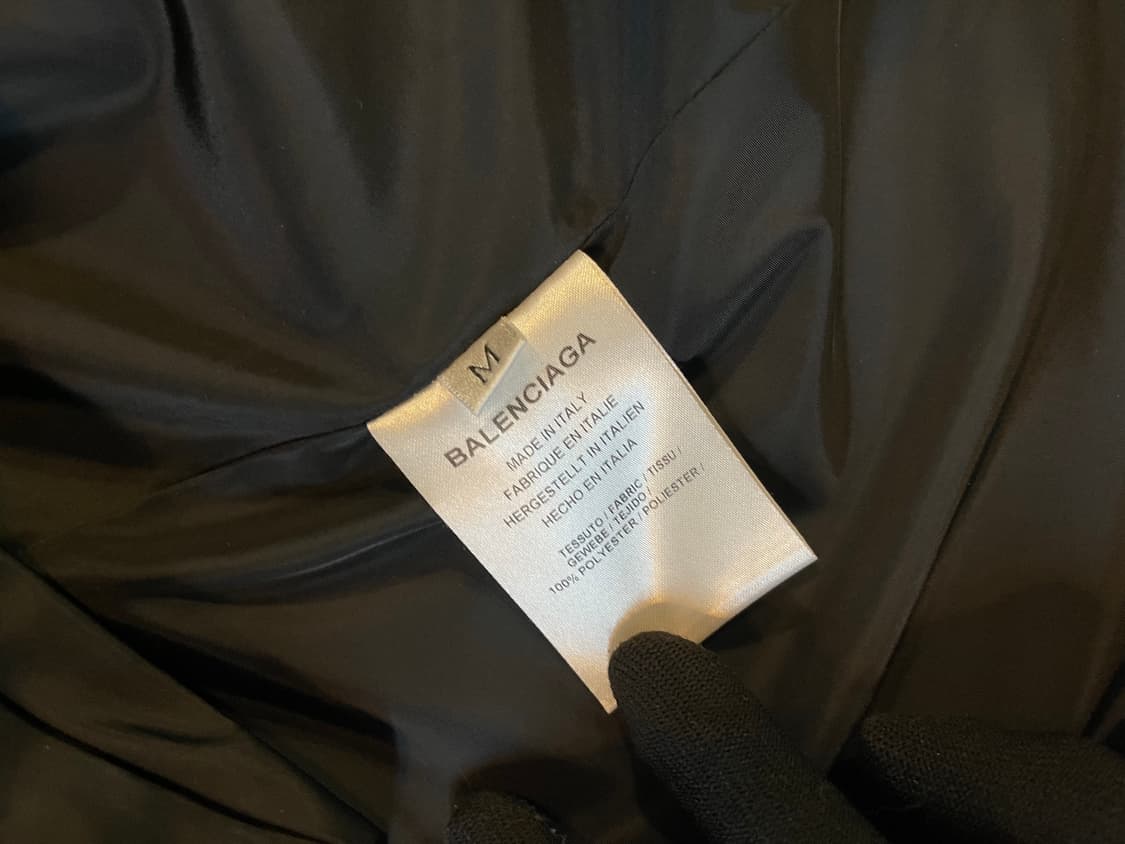 발렌시아가 블랙 야상 바람막이 자켓 점퍼 상품이미지4