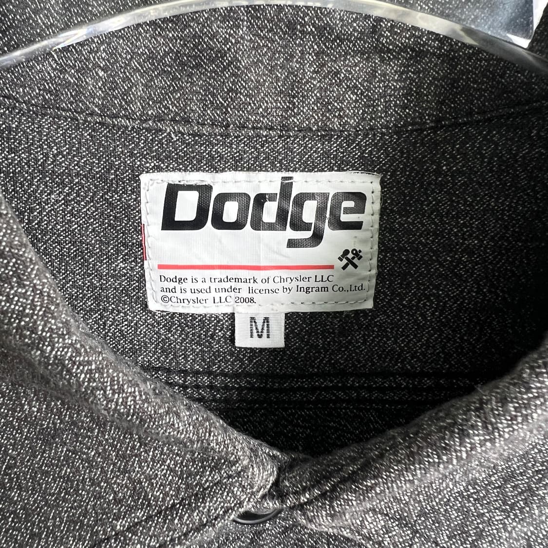 Dodge 닷지 패치 반팔 워크 셔츠 M 상품이미지4