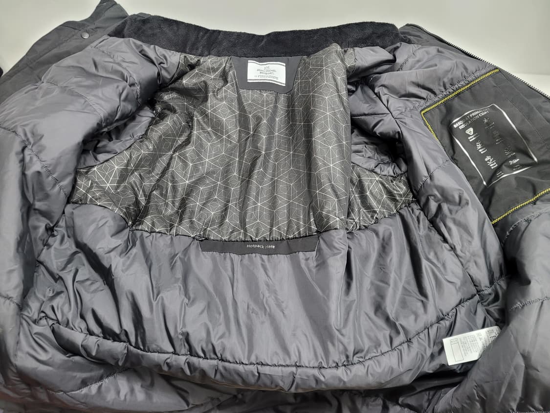 장미쉘 바스키아 23FW 후드 패딩 코트 / 남 110 블랙
 상품이미지7