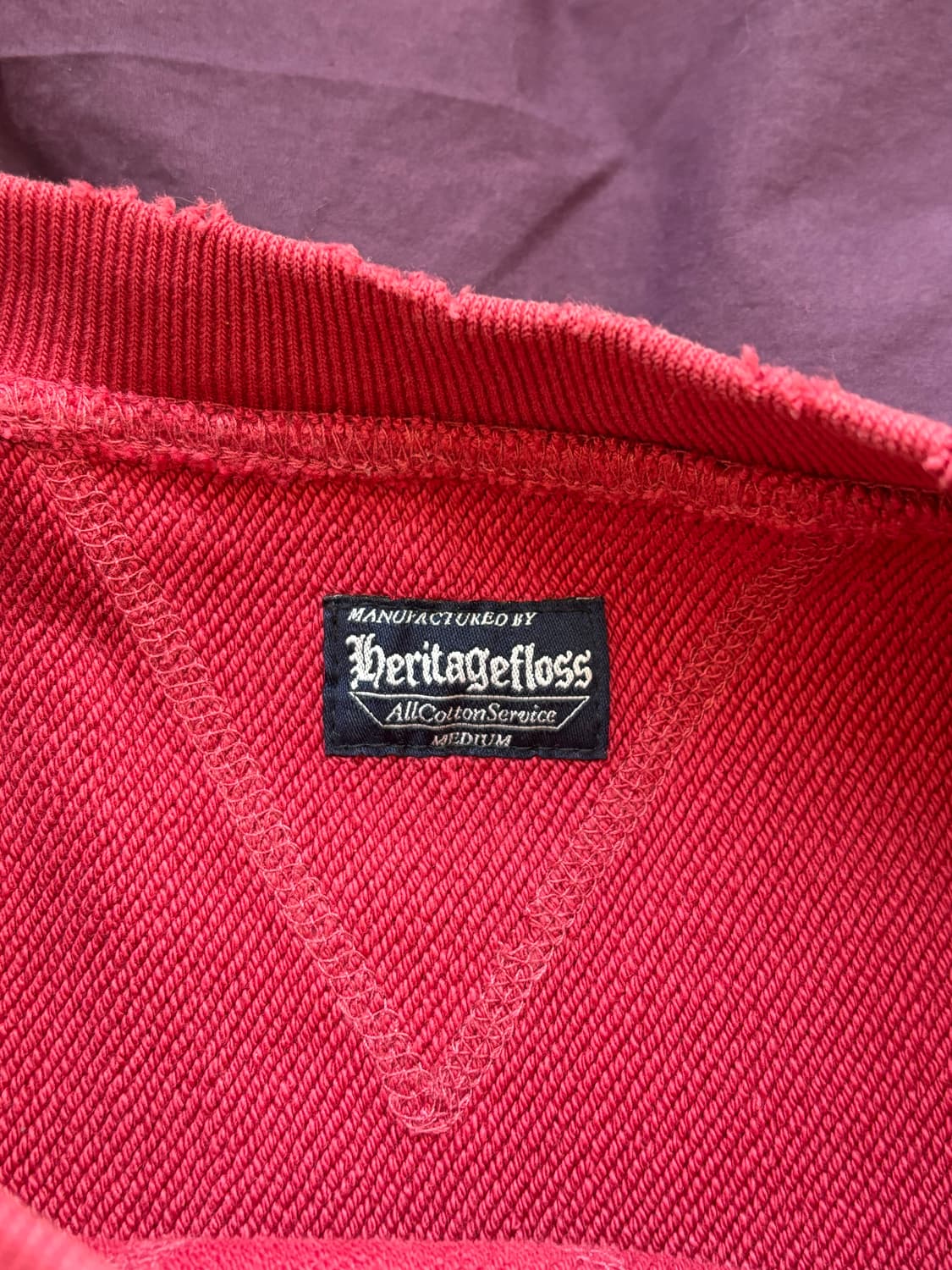 헤리티지플로스 맨투맨 M 상품이미지3