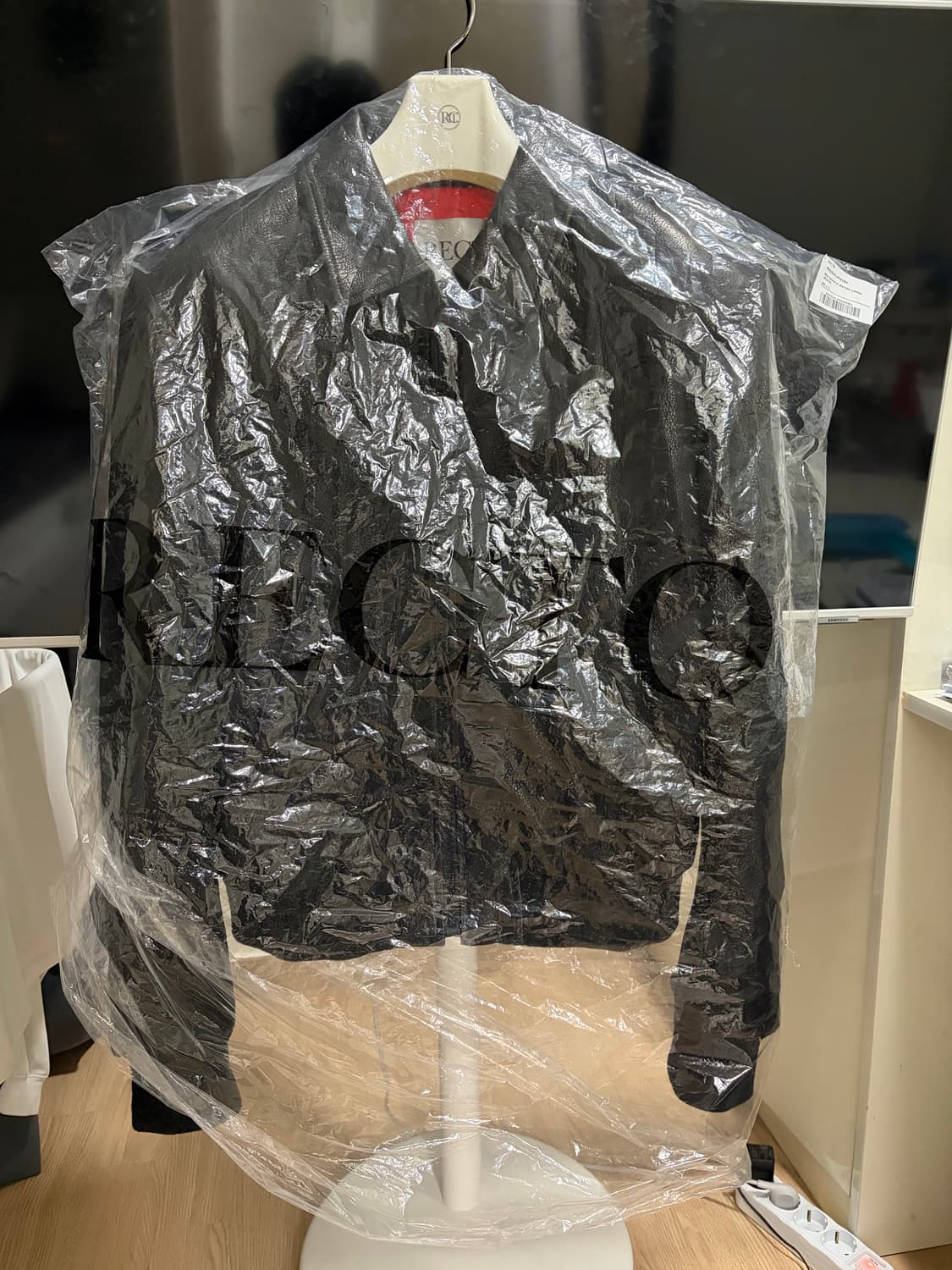 렉토 크링클 레더 자켓 L 상품이미지1