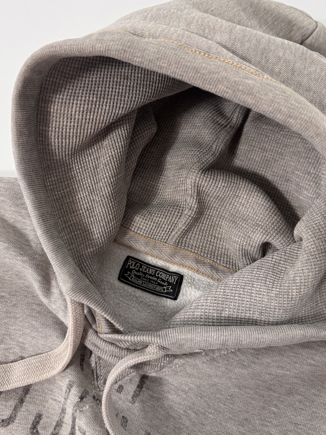 폴로 진스 컴퍼니 루즈핏 아메리칸 스텐실 로고 스웻 후드 상품이미지5