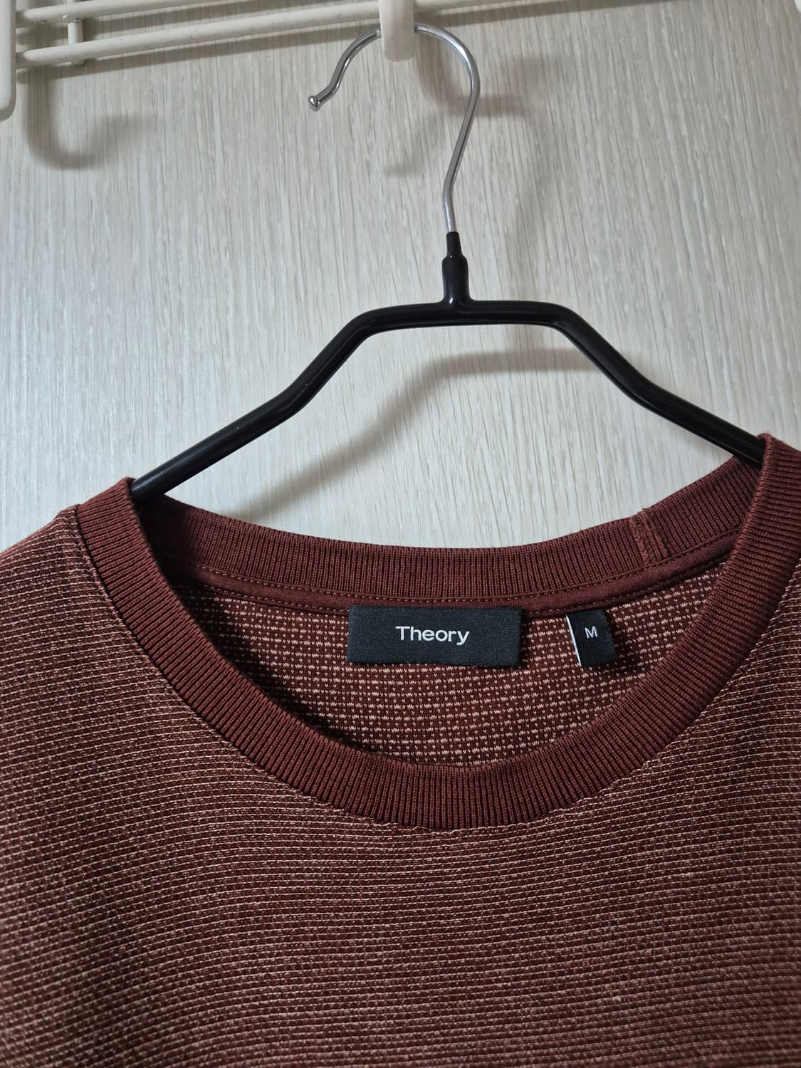 (정품) 띠어리 티셔츠 라운드반팔 코튼니트 M 남성 상품이미지4