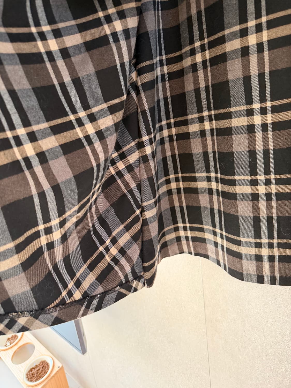 체크 롱치마 스카프 모리 일본브랜드 상품이미지3