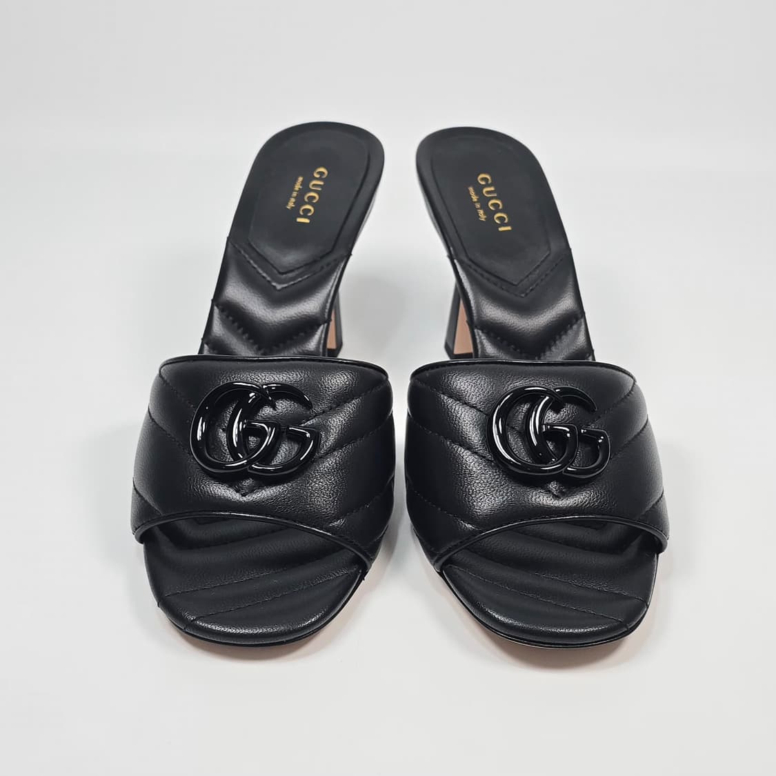 구찌 더블 G 미드힐 슬라이드 샌들 ( 235 ) 상품이미지2