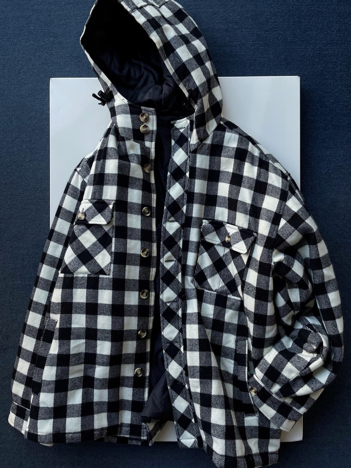 Checkerboard pattern padded ho 상품이미지6