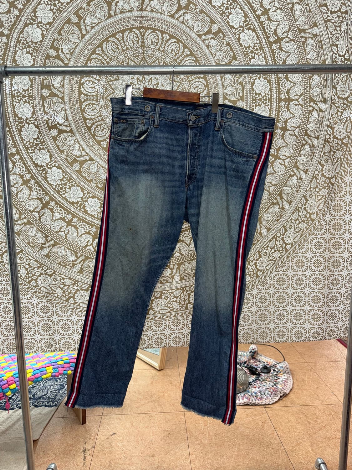 폴로 랄프로렌 빈티지 사이드라인 데님팬츠  상품이미지3