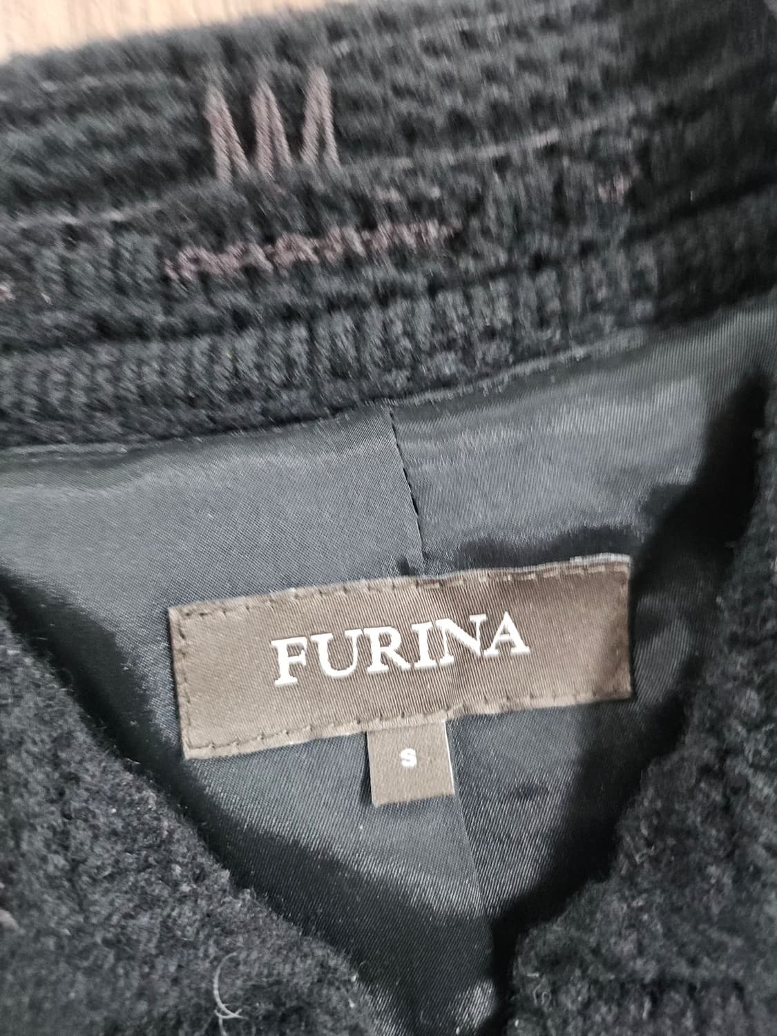 FURINA 미디  니트 가디건 블랙  S 상품이미지2