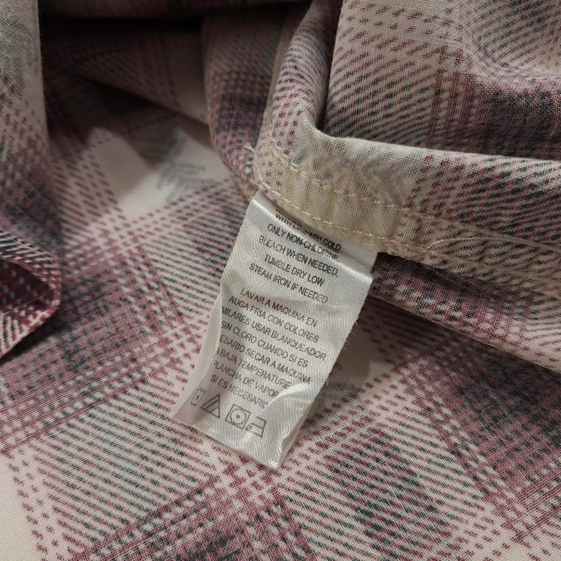 CN921 XL LEE 리 레드 프린팅 타탄체크 긴팔 셔츠 남방 상품이미지6