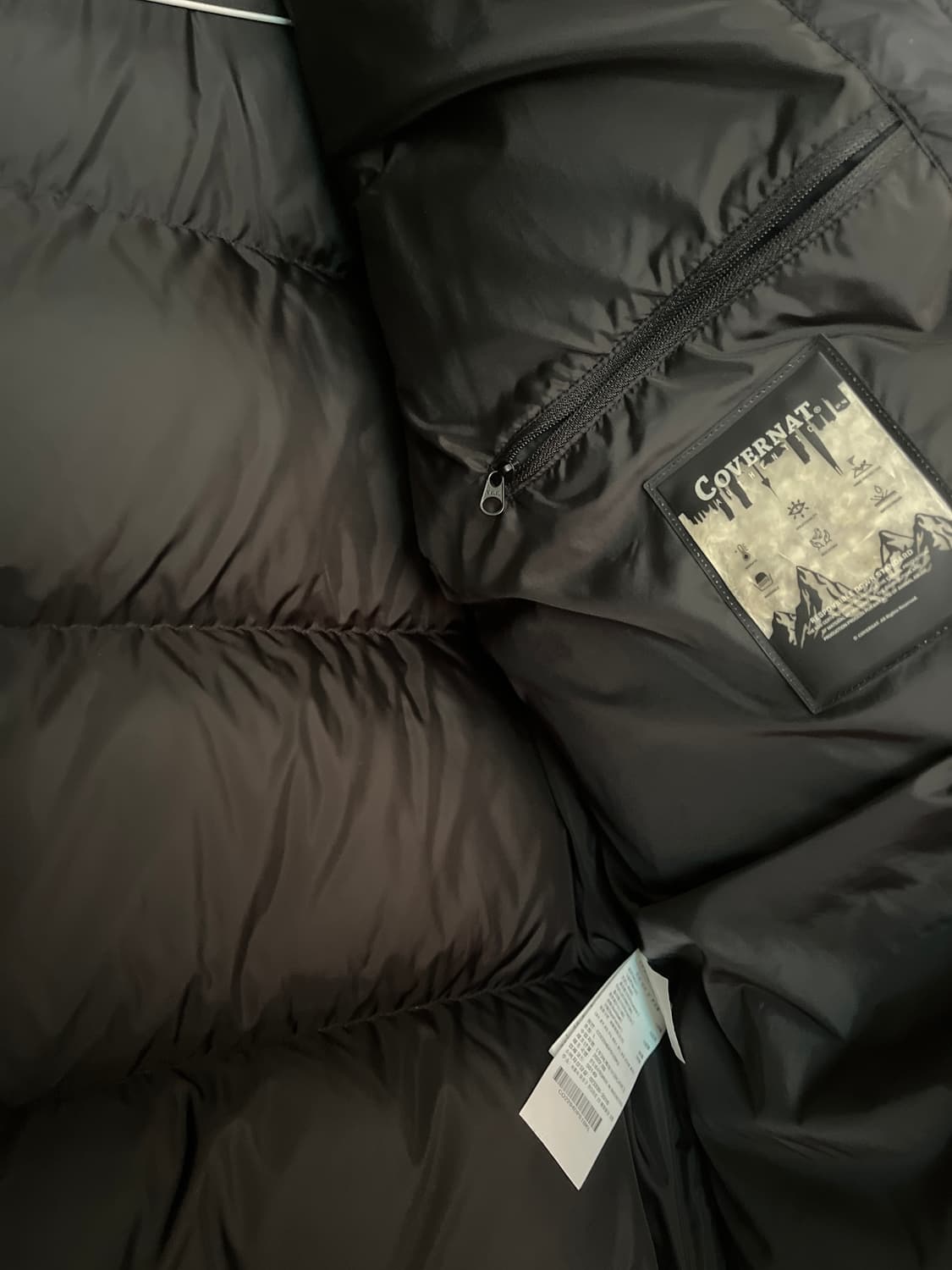 RDS 씨빅 다운 숏 푸퍼 블랙 커버낫 패딩 판매 상품이미지2