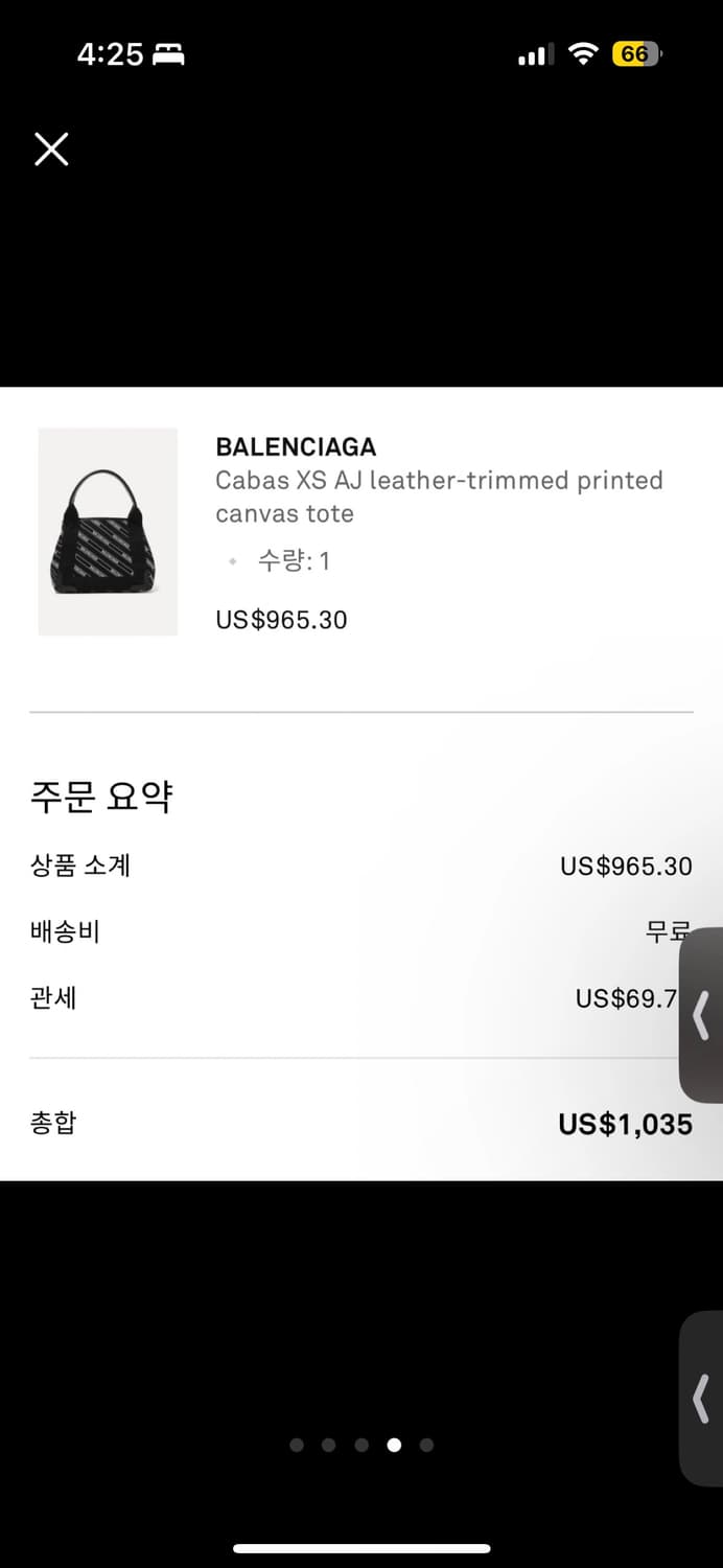 발렌시아가 카바스백 XS 상품이미지4