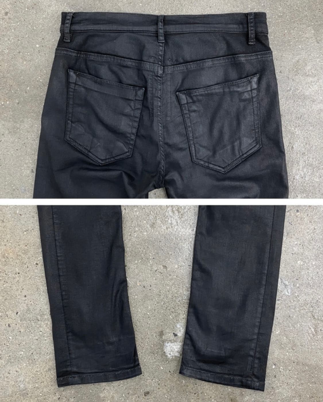 릭오웬스 16SS 디트로이트컷 코팅진 SBW 상품이미지4