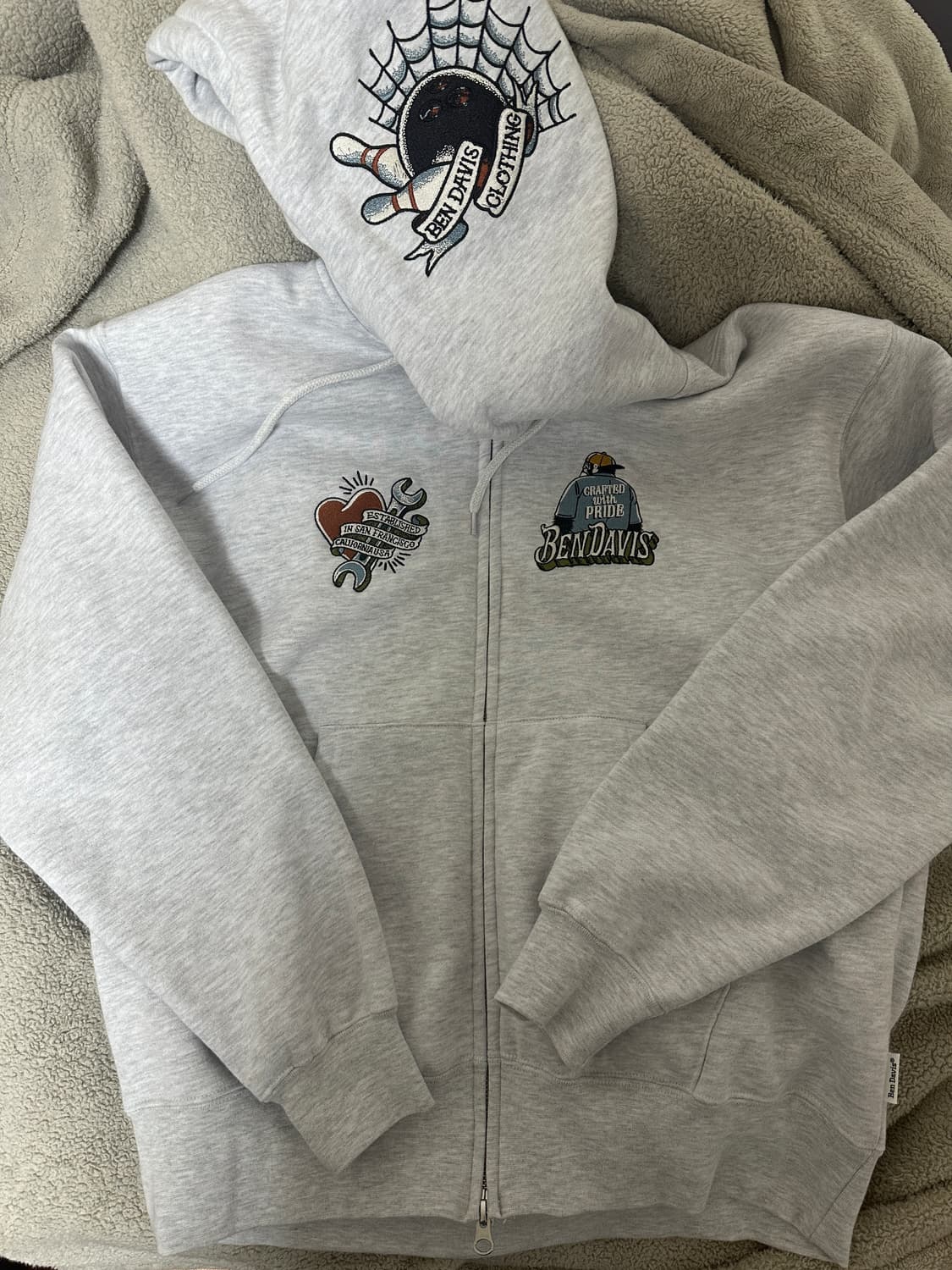 벤데이비스 후드집업 M사이즈 상품이미지1