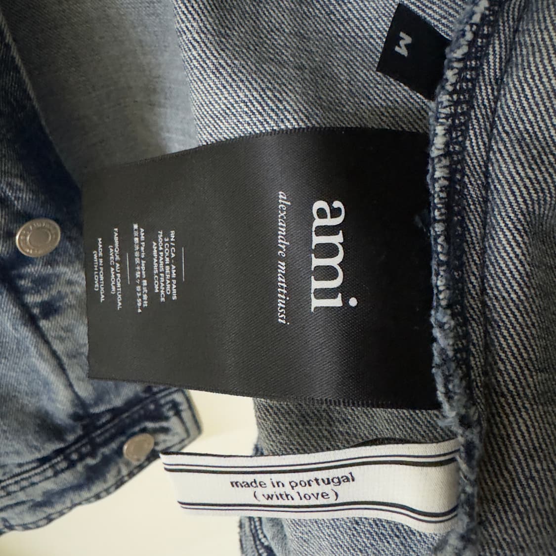 ami아미 데님자켓 M 상품이미지6