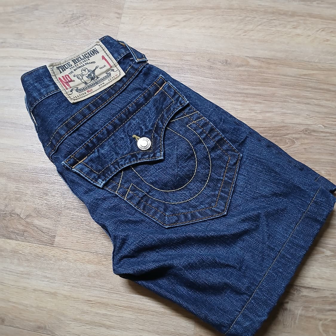 TR 트루릴리전 반바지 스티치 청바지 쇼츠 반바지 29인치 상품이미지2