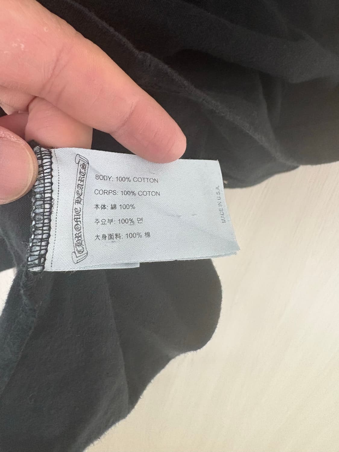 크롬하츠 홀스슈 서울 한정 블랙 반팔 티셔츠 XX-Large 상품이미지4