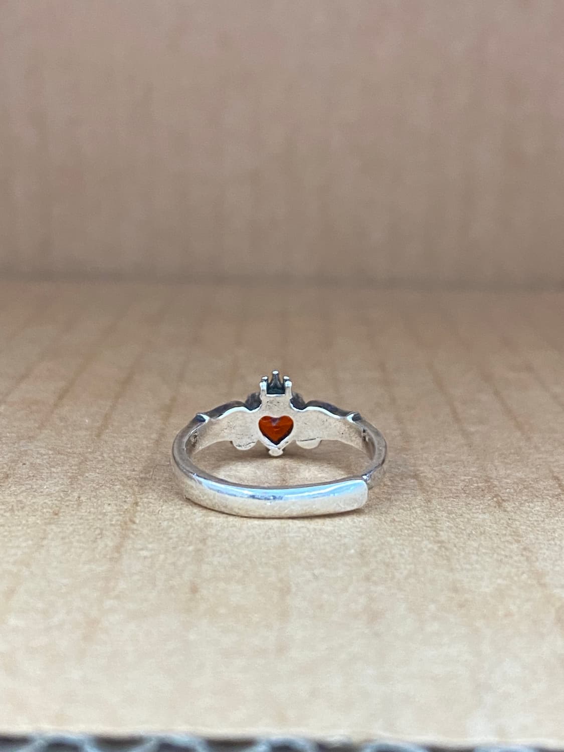 루비 실버 반지/사이즈조절가능 상품이미지3