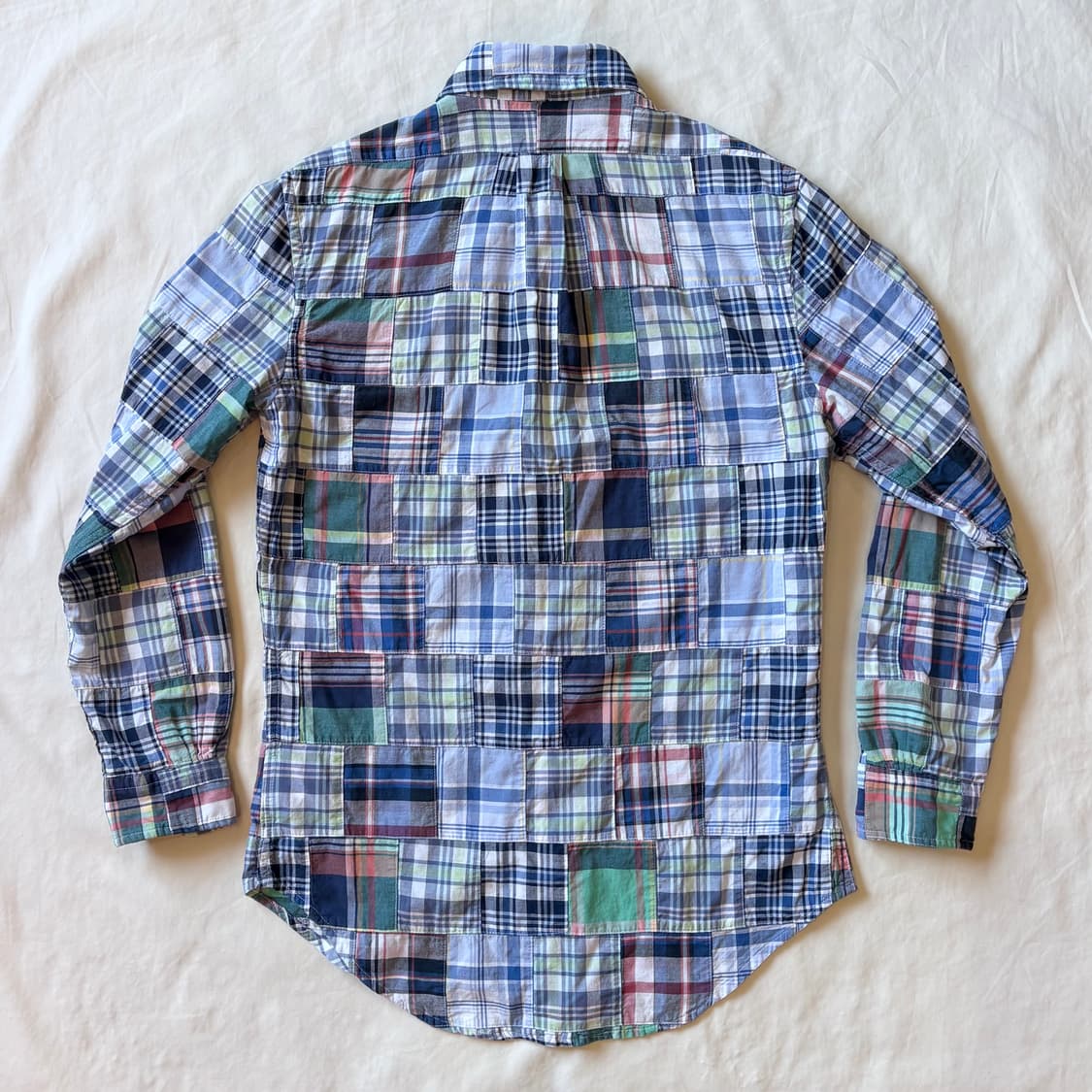 [S / 95] BB 오리지널 마드라스 패치워크 버튼다운 셔츠 상품이미지7