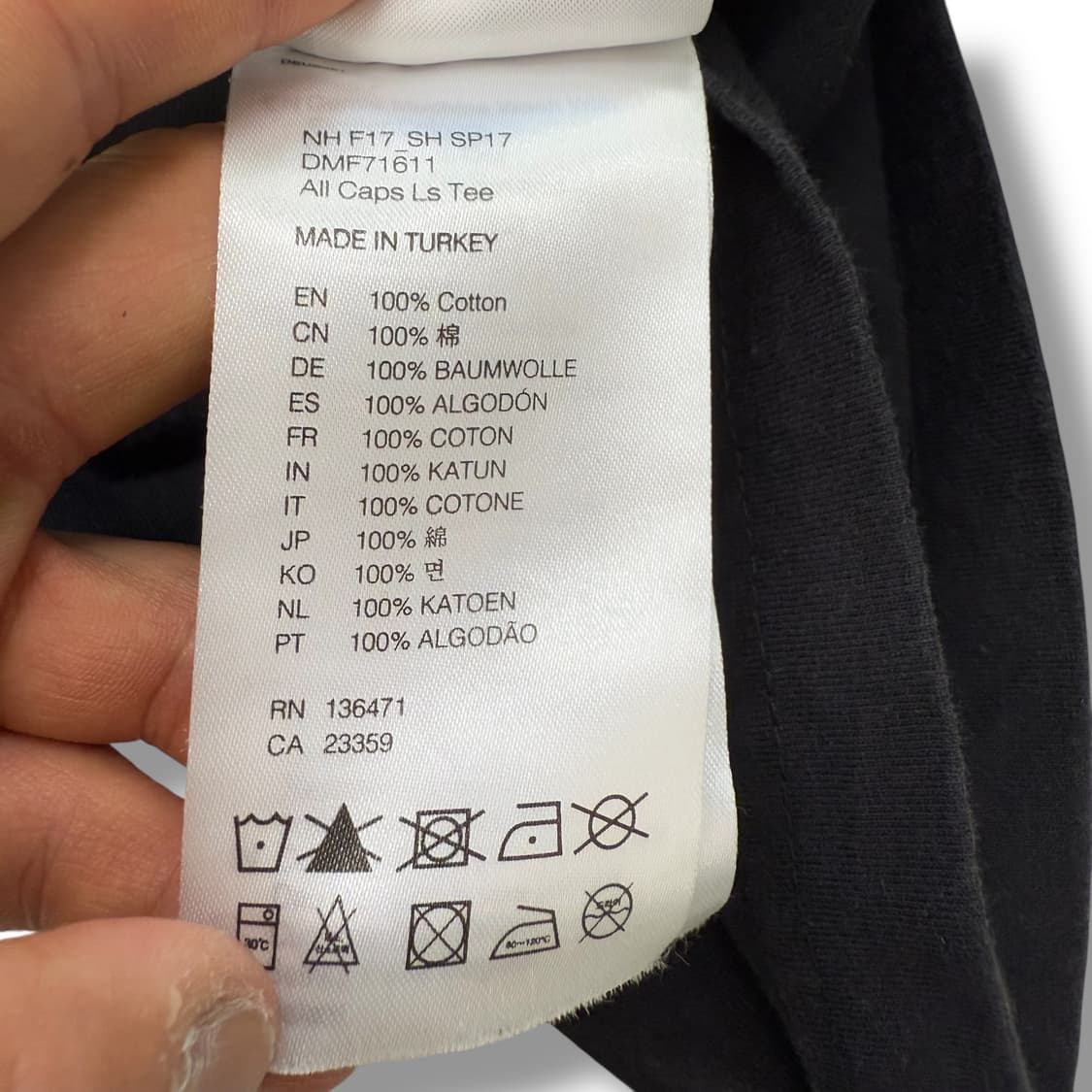 데우스 빅로고 긴팔티 r1240 상품이미지9