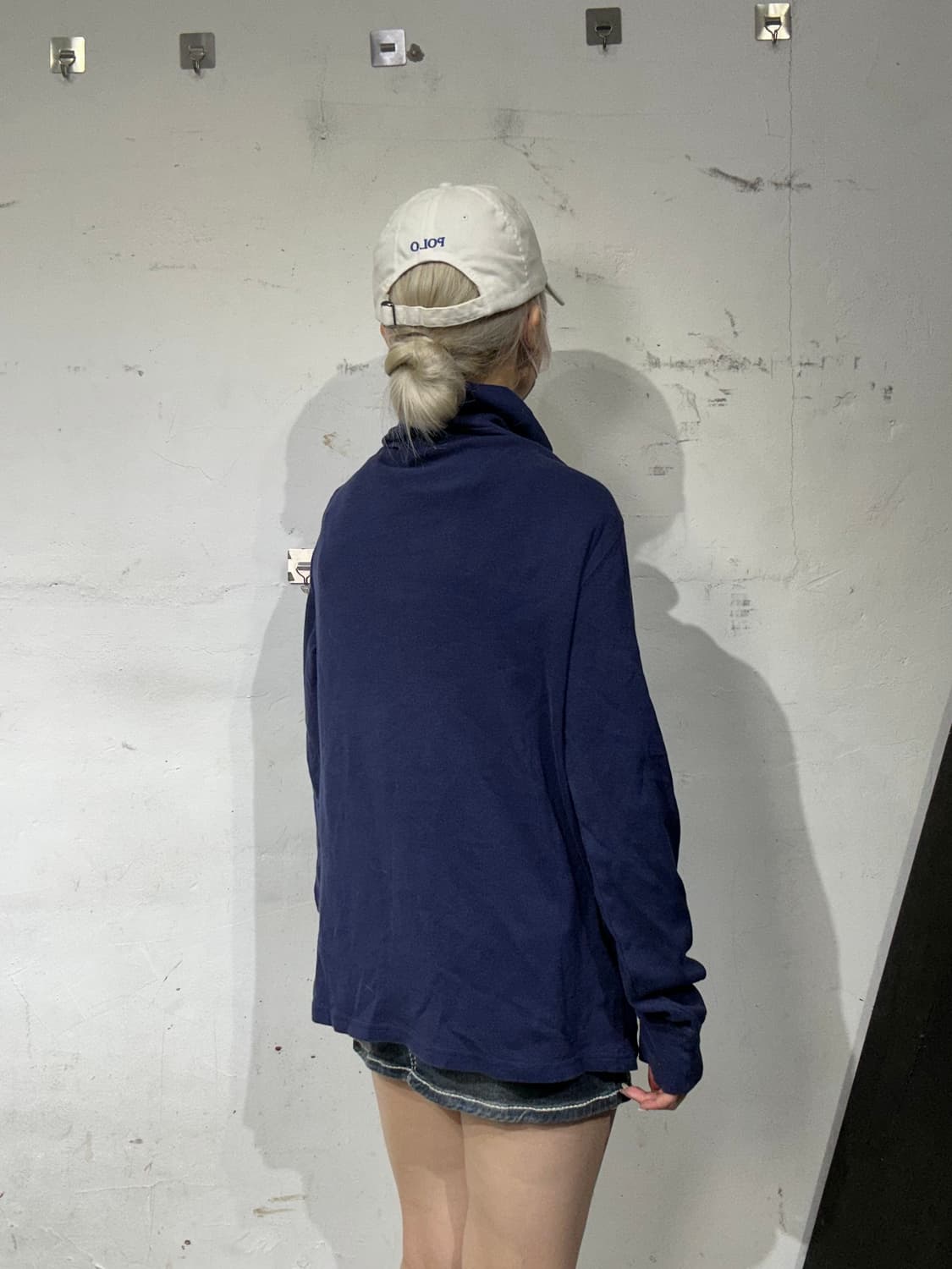 폴로 랄프 로렌 신형 네이비 레드 포니 목폴라 긴팔티 롱슬리브 XL  상품이미지3