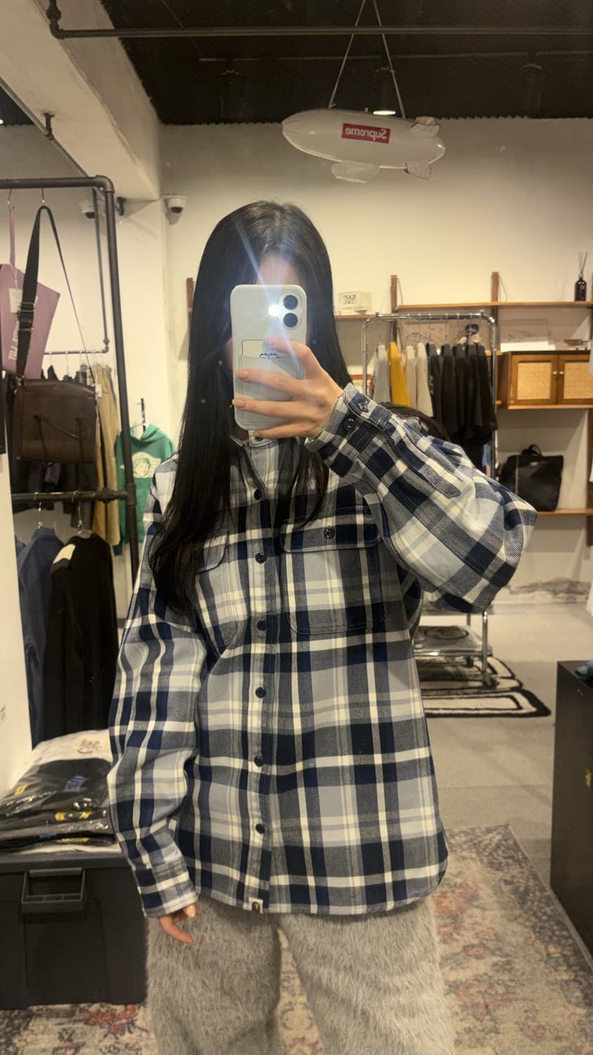 A BATHING APE Plaid Shirt 상품이미지2