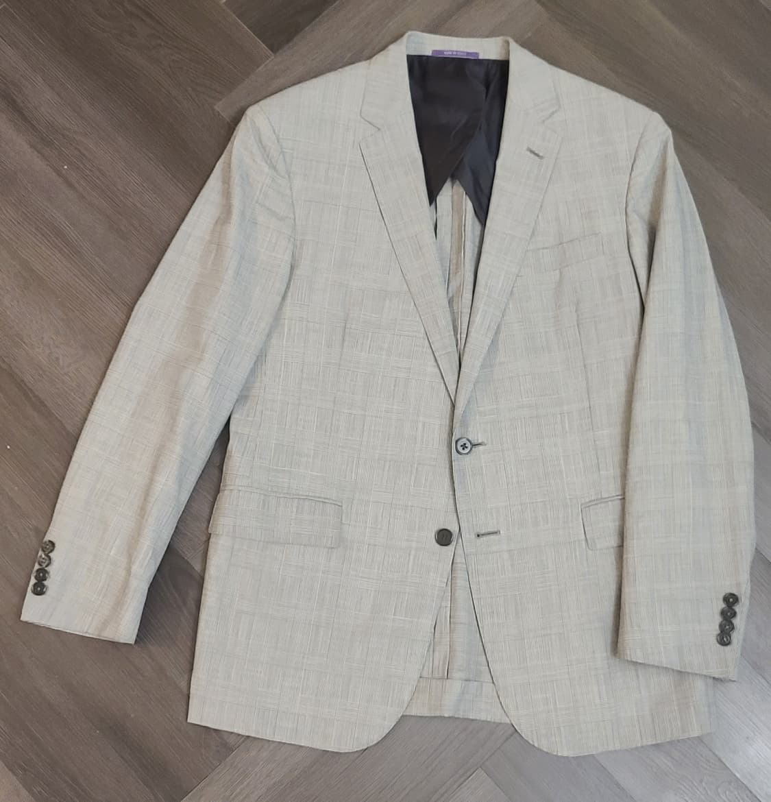 랄프로렌 퍼플라벨 글렌 체크 프린스 오브 웨일스 SS 수트 상품이미지2