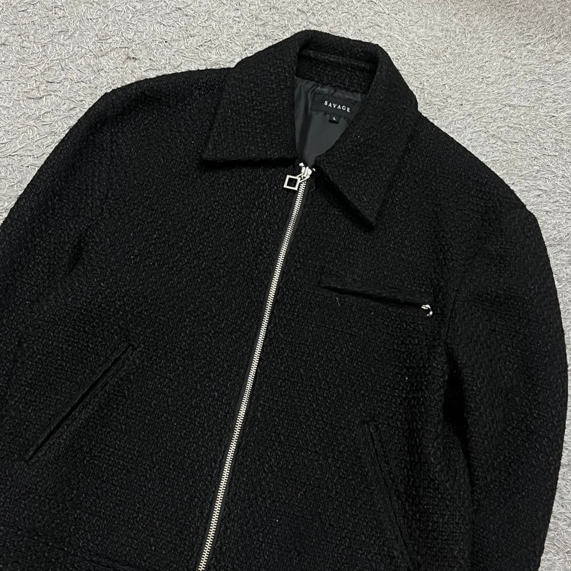 [95-100] Savage 트위드 자켓 상품이미지1