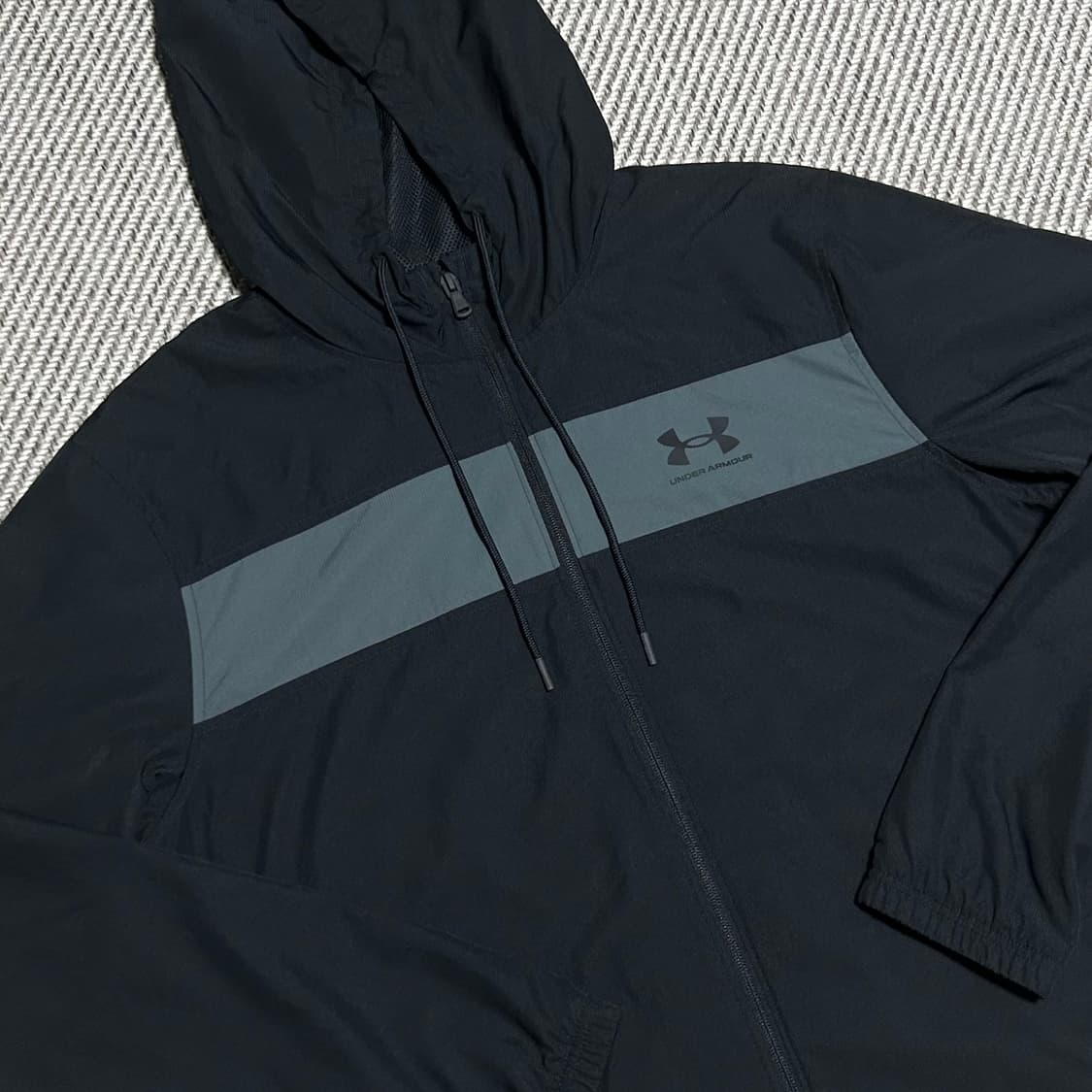 [XL] Underarmour 언더아머 배색 폴리 바람막이 자켓 상품이미지2