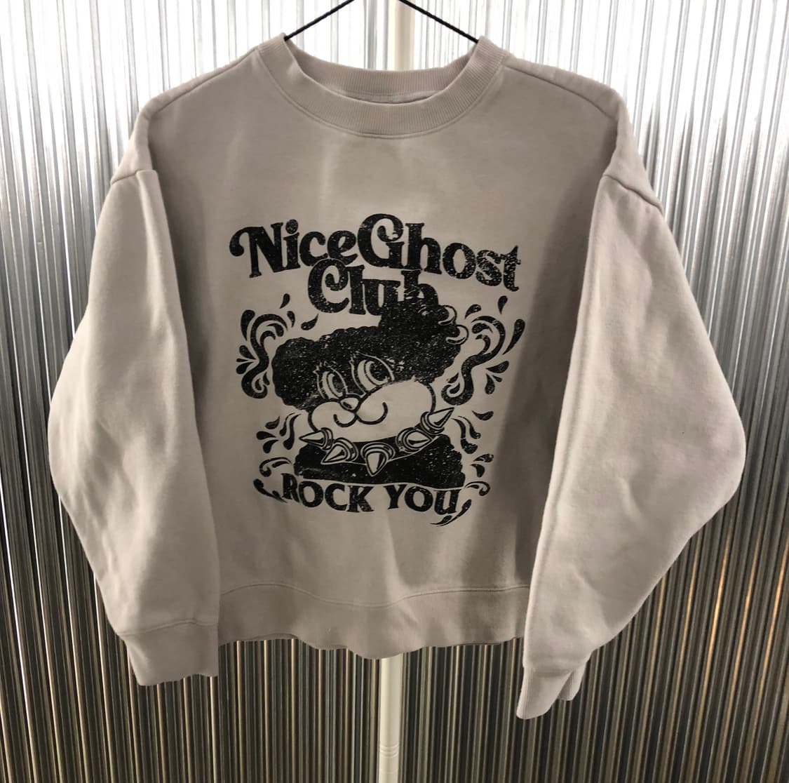 나이스고스트클럽 기모 맨투맨 S 상품이미지1