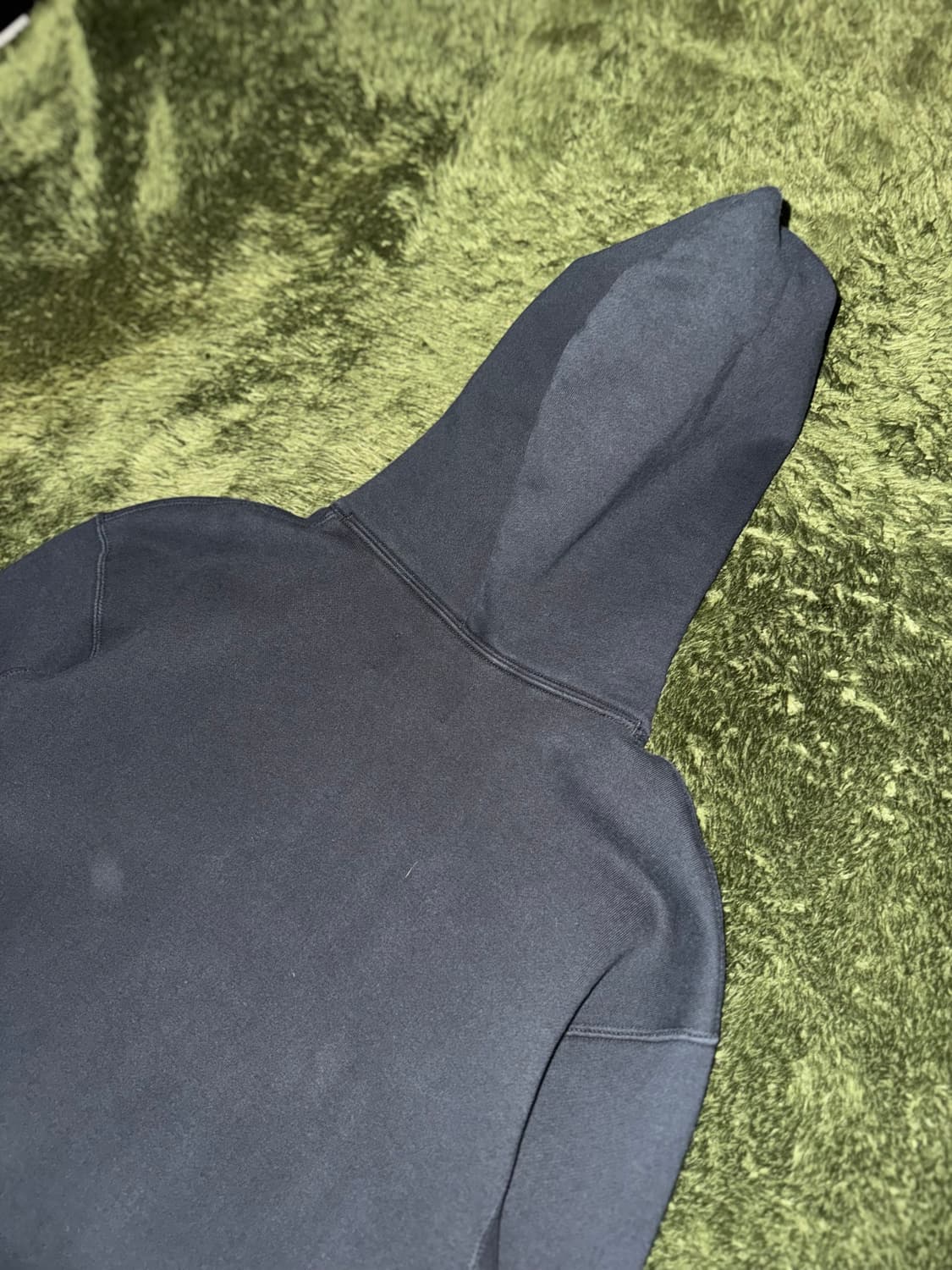 [M] 조던 에센셜 픽셀 자수 그래픽 플리스 후드 블랙 - 아시아 상품이미지9