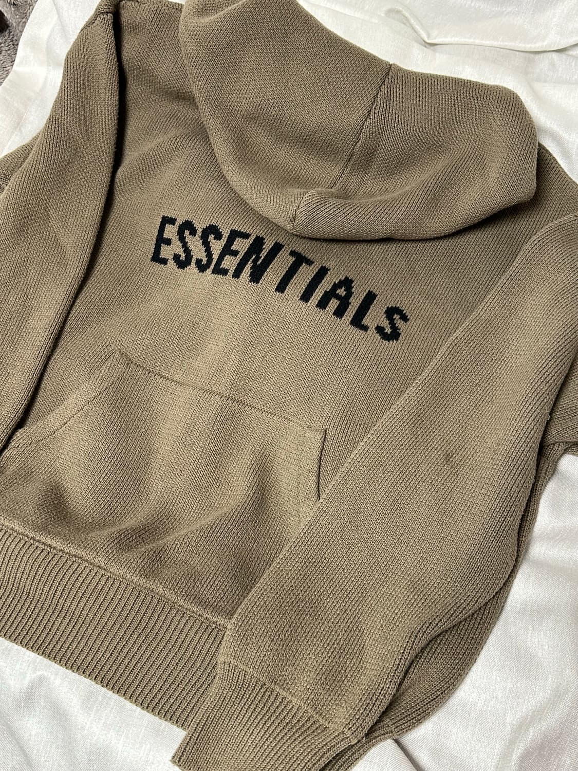 에센셜 니트 후드 M  상품이미지1