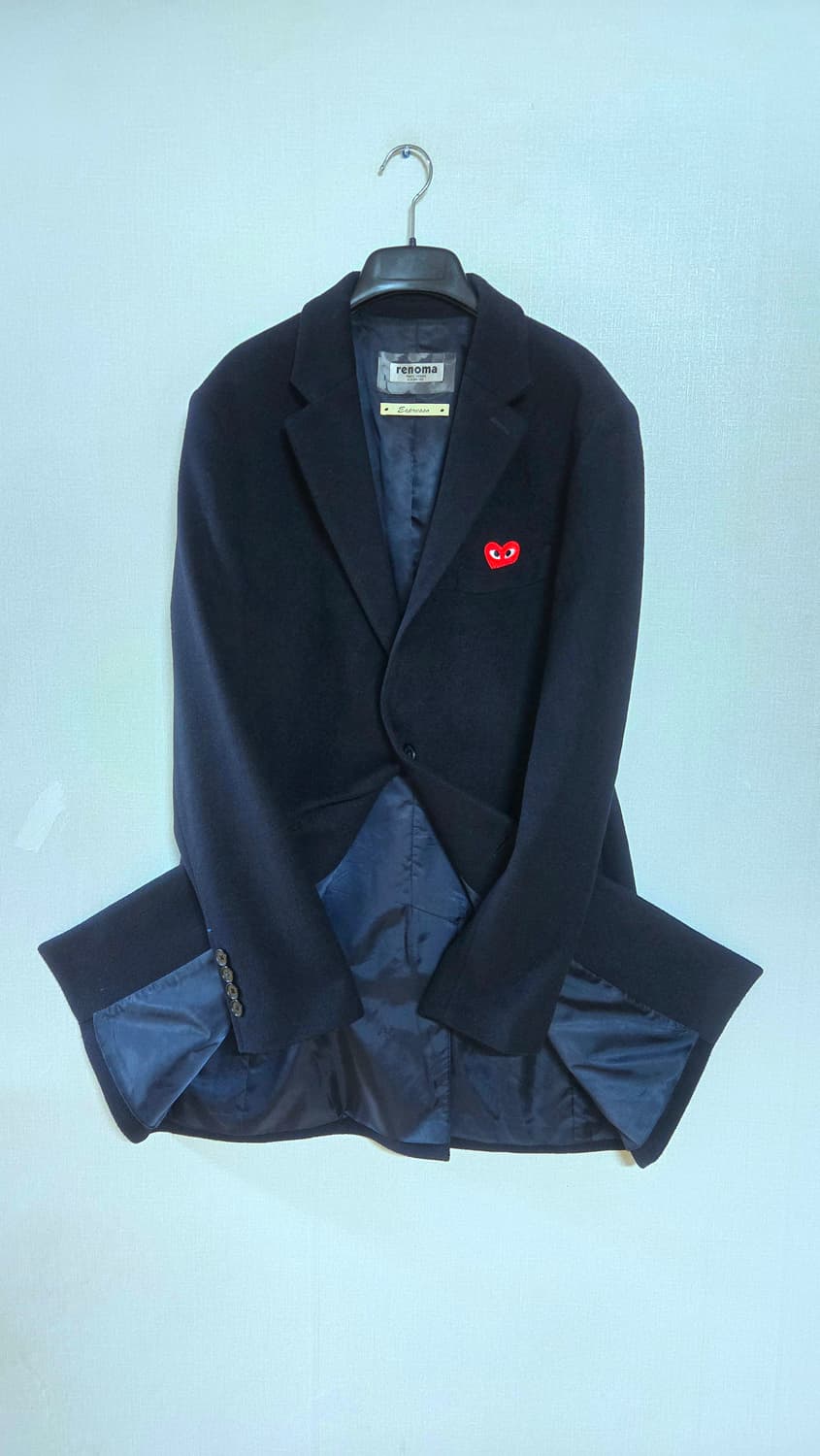 레노마 남성 다크네이비 모직코트, 겨울코트 상품이미지9