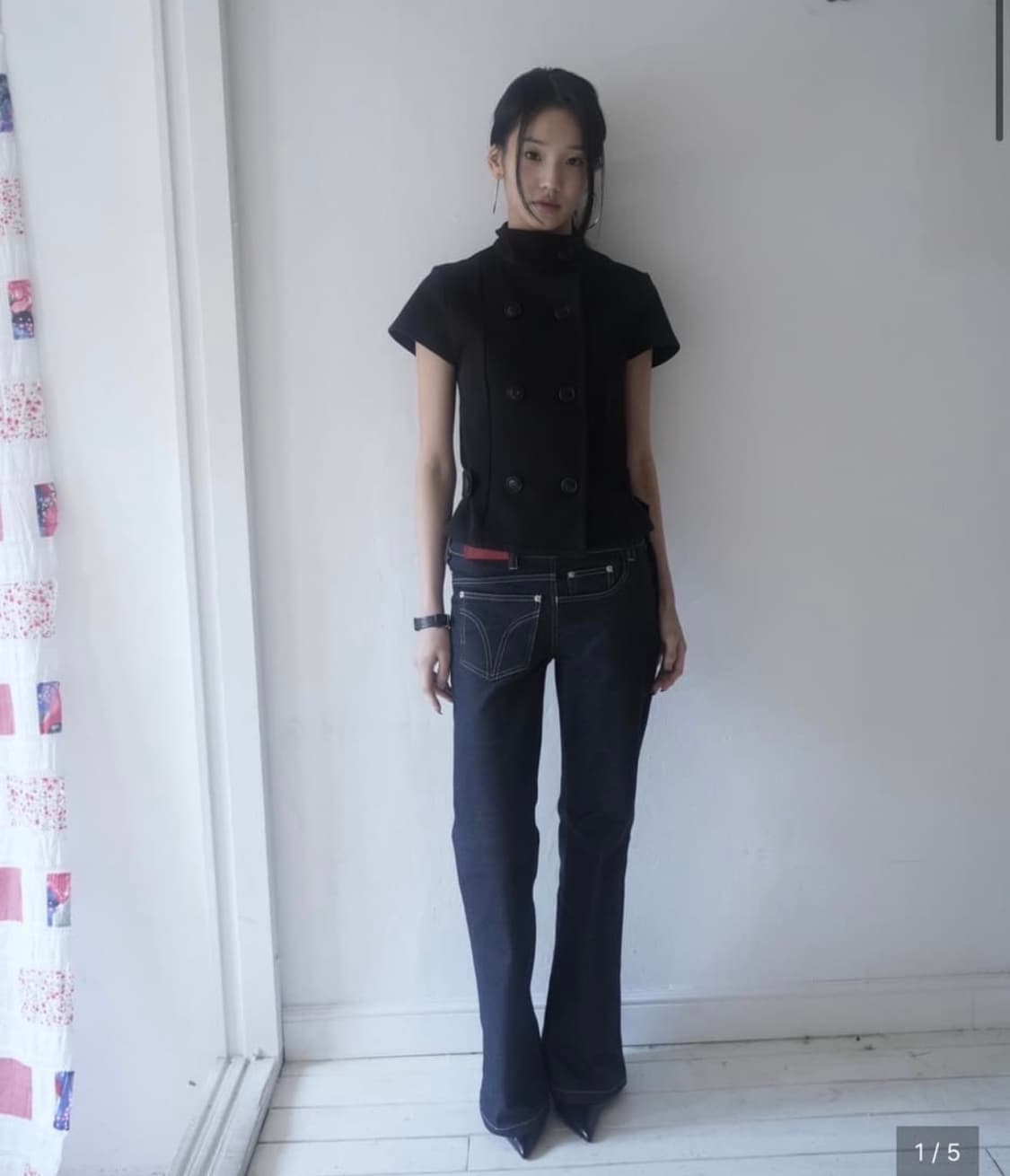 인앤양하모니 청바지 flip denim blue 1사이즈 상품이미지1