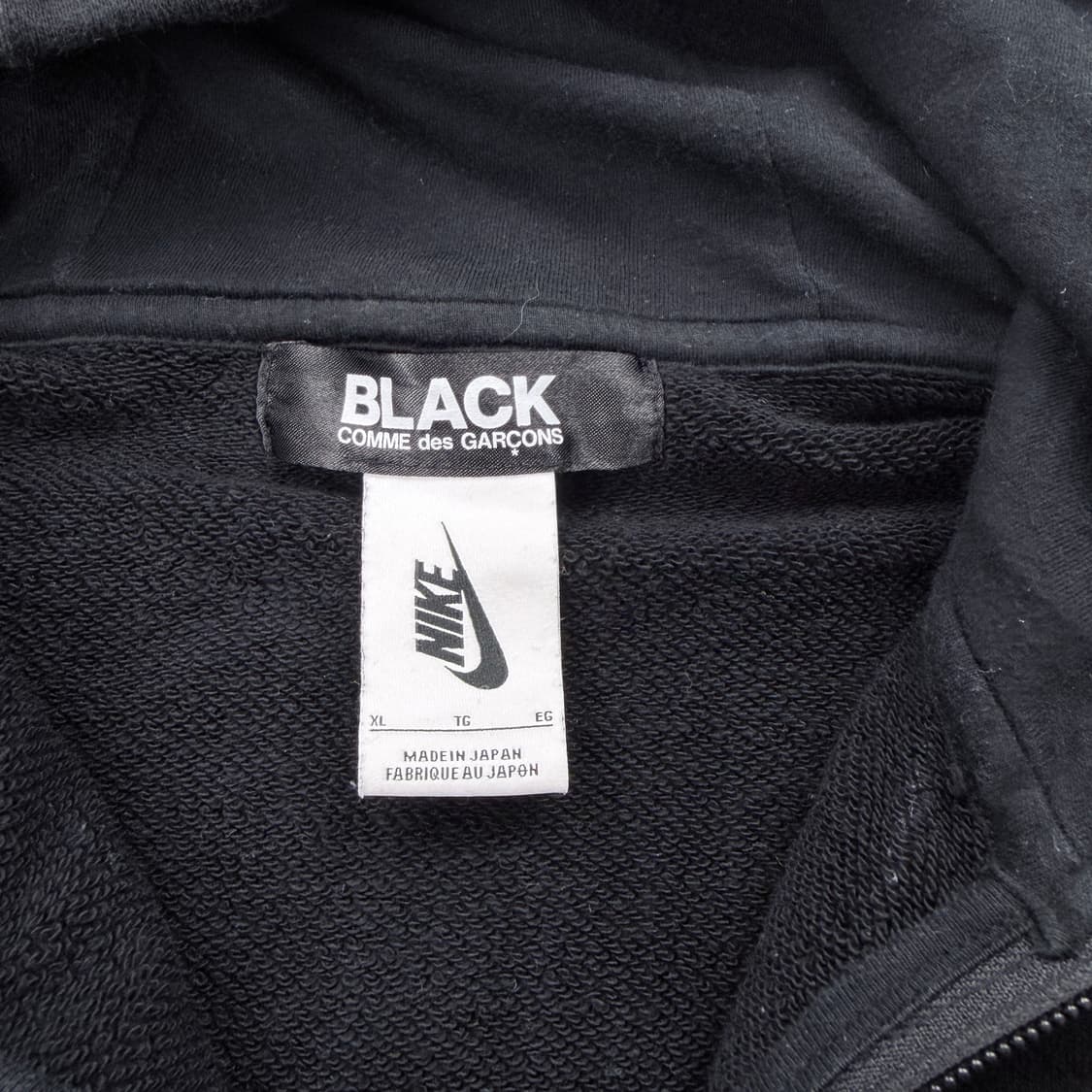 나이키 꼼데가르송 블랙 콜라보 11주년 후드집업 상품이미지3