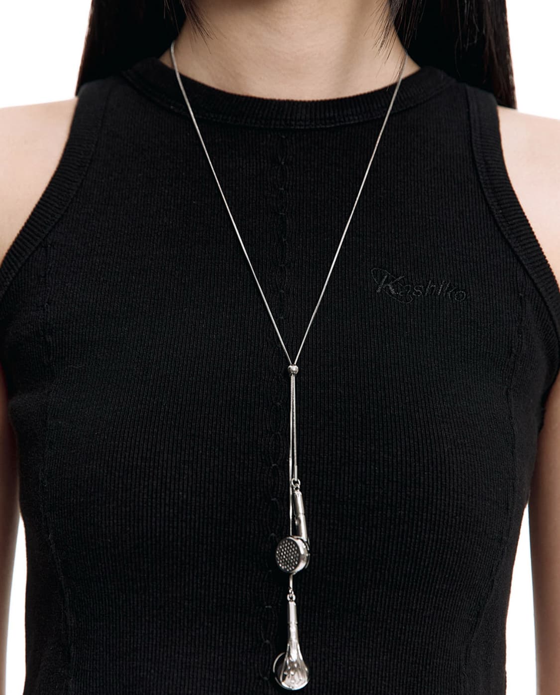 카시코 x 센티멍 슬라이드 이어폰 네클리스 목걸이 상품이미지1