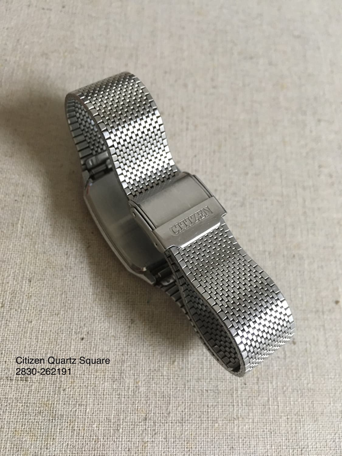 1990s Citizen Quartz Square 빈티지 시계 상품이미지4