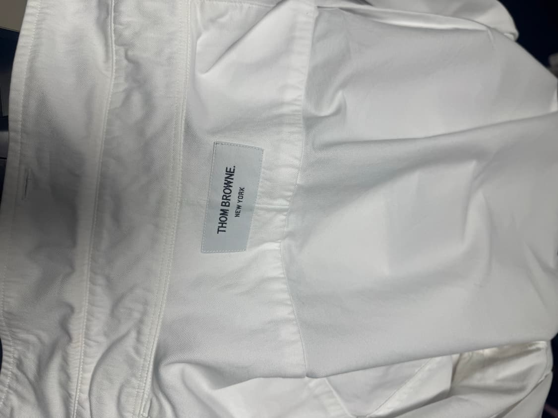 [5사이즈] 톰브라운 암밴드 셔츠 화이트 상품이미지7