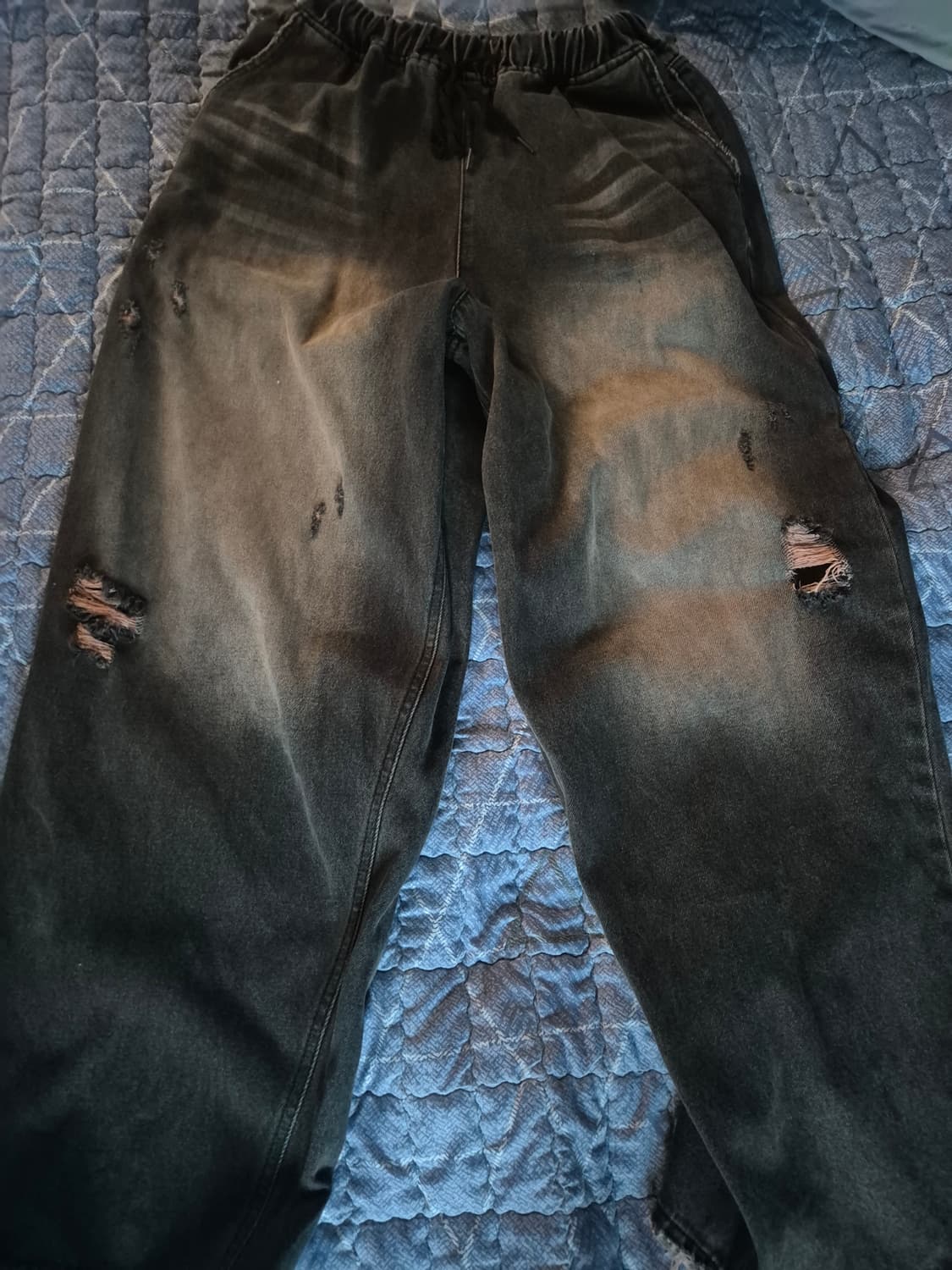 벌룬핏 데미지 데님 상품이미지1