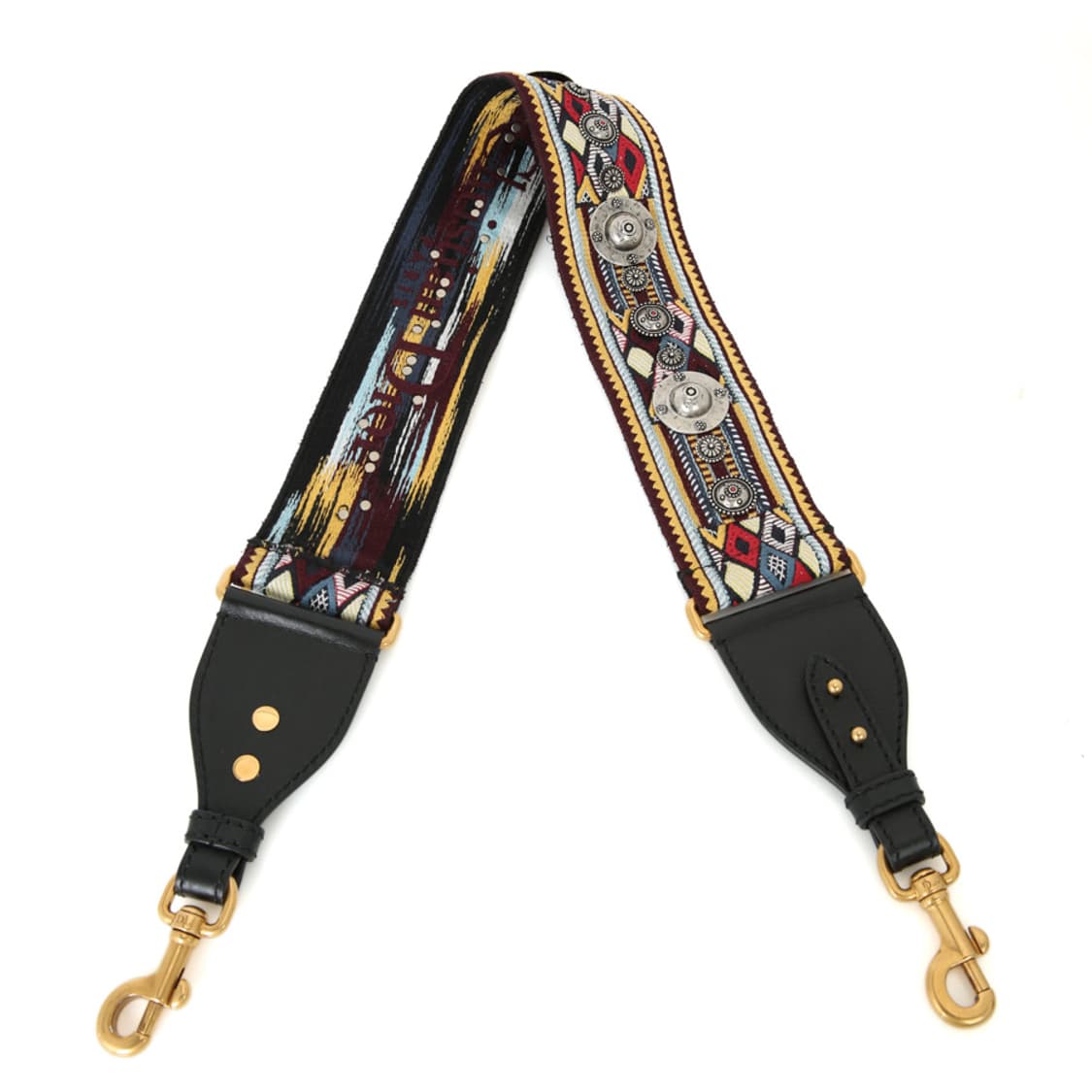 디올 스트랩 멀티컬러 자수 메달리언 보헤미안 레인보우 숄더 상품이미지3