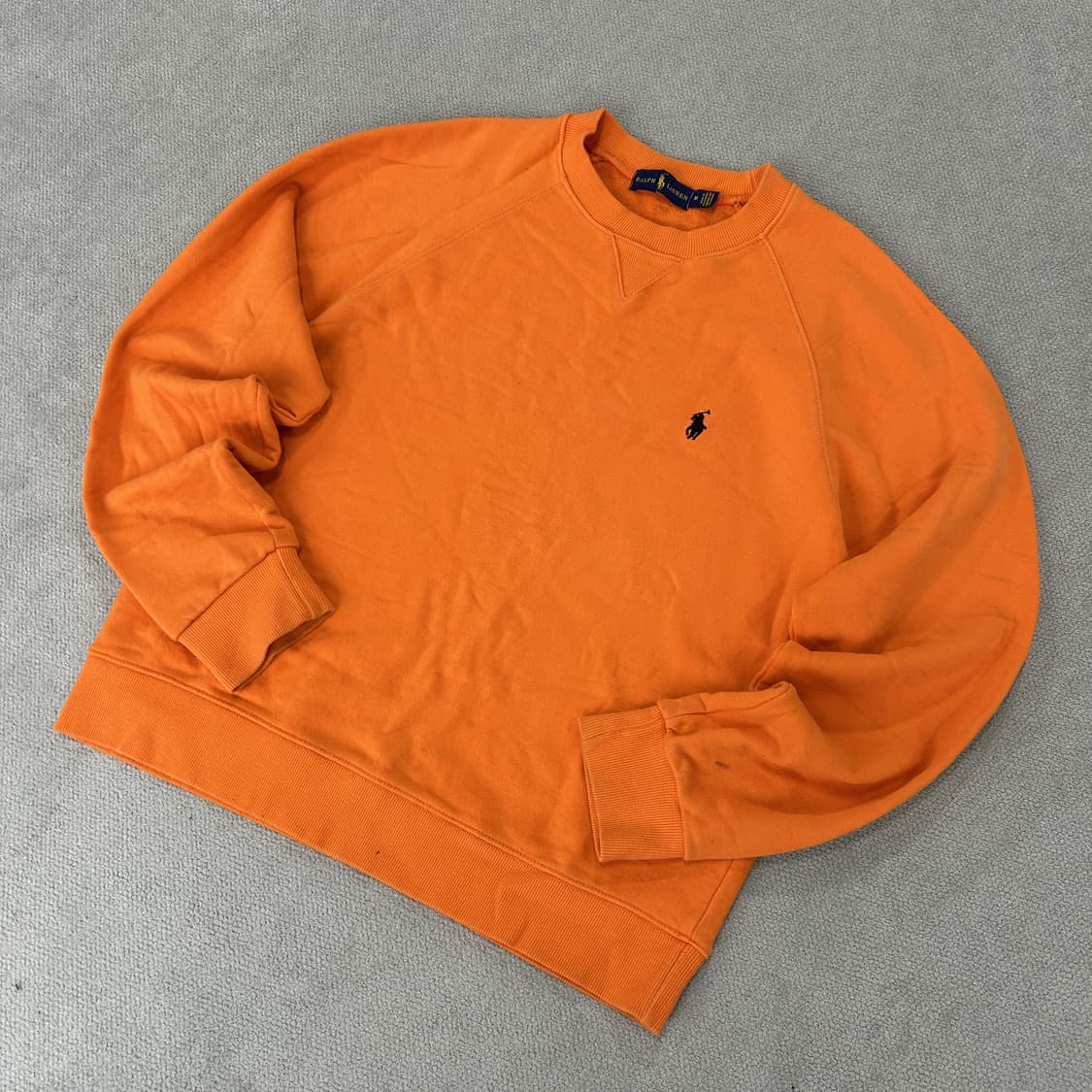 폴로 랄프로렌 오렌지 맨투맨 티셔츠 m 상품이미지1