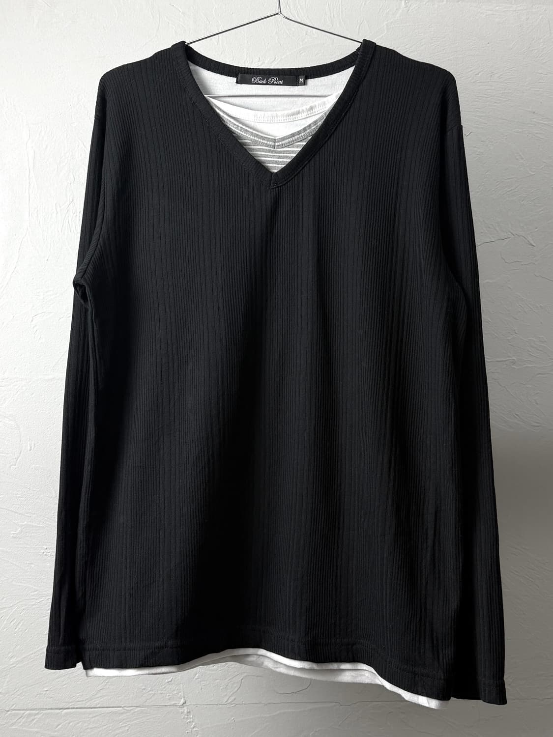 Back Point 레이어드 롱 슬리브 상품이미지2