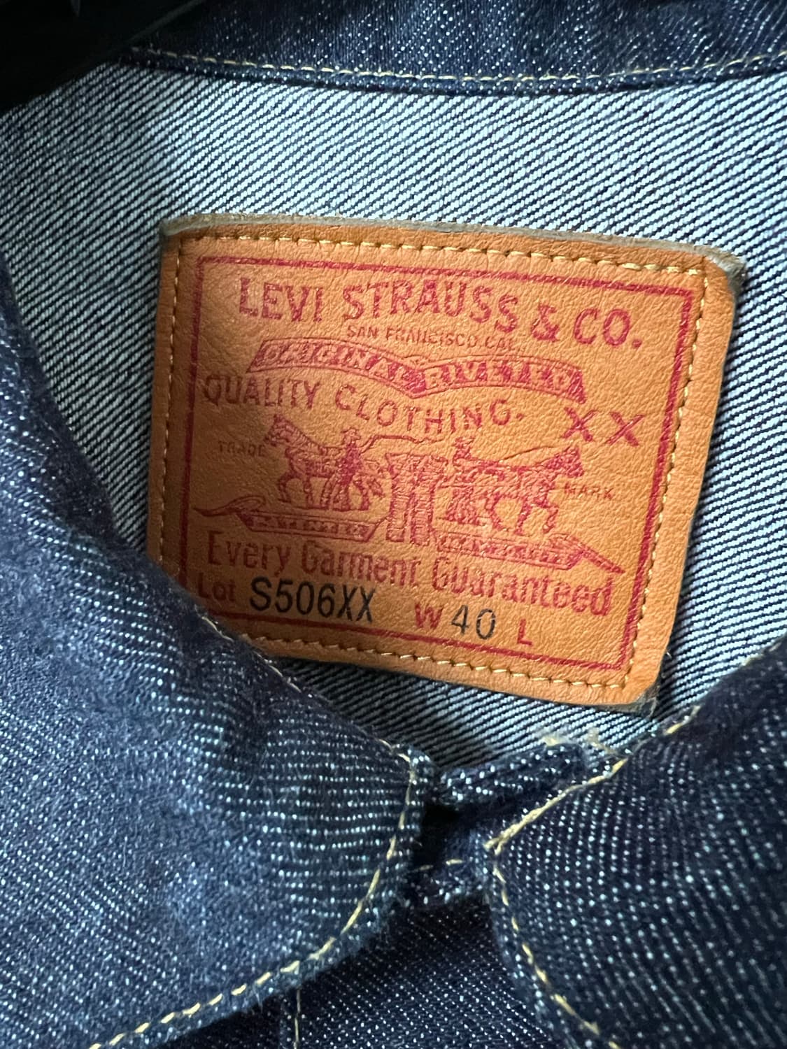 리바이스 LVC S506XX 대전판 40 M 1회소킹 상품이미지4