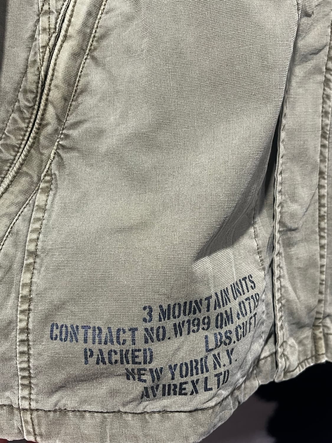 아비렉스 밀리터리 후드 야상 상품이미지5