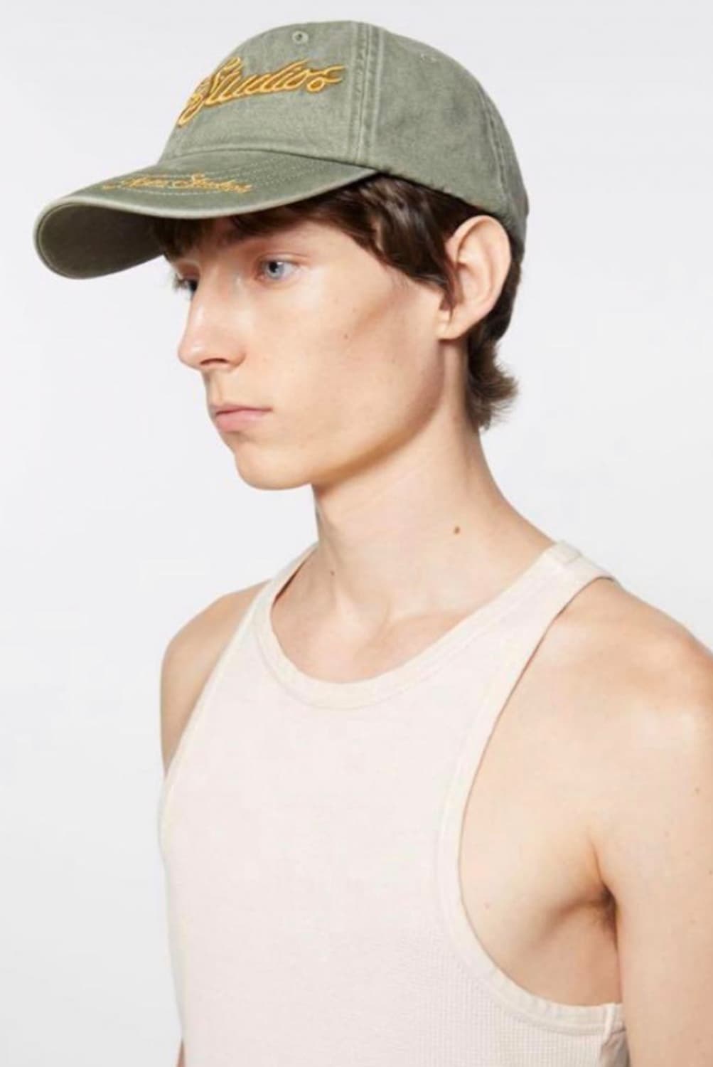 아크네 24SS 로고 자수 볼캡 상품이미지2