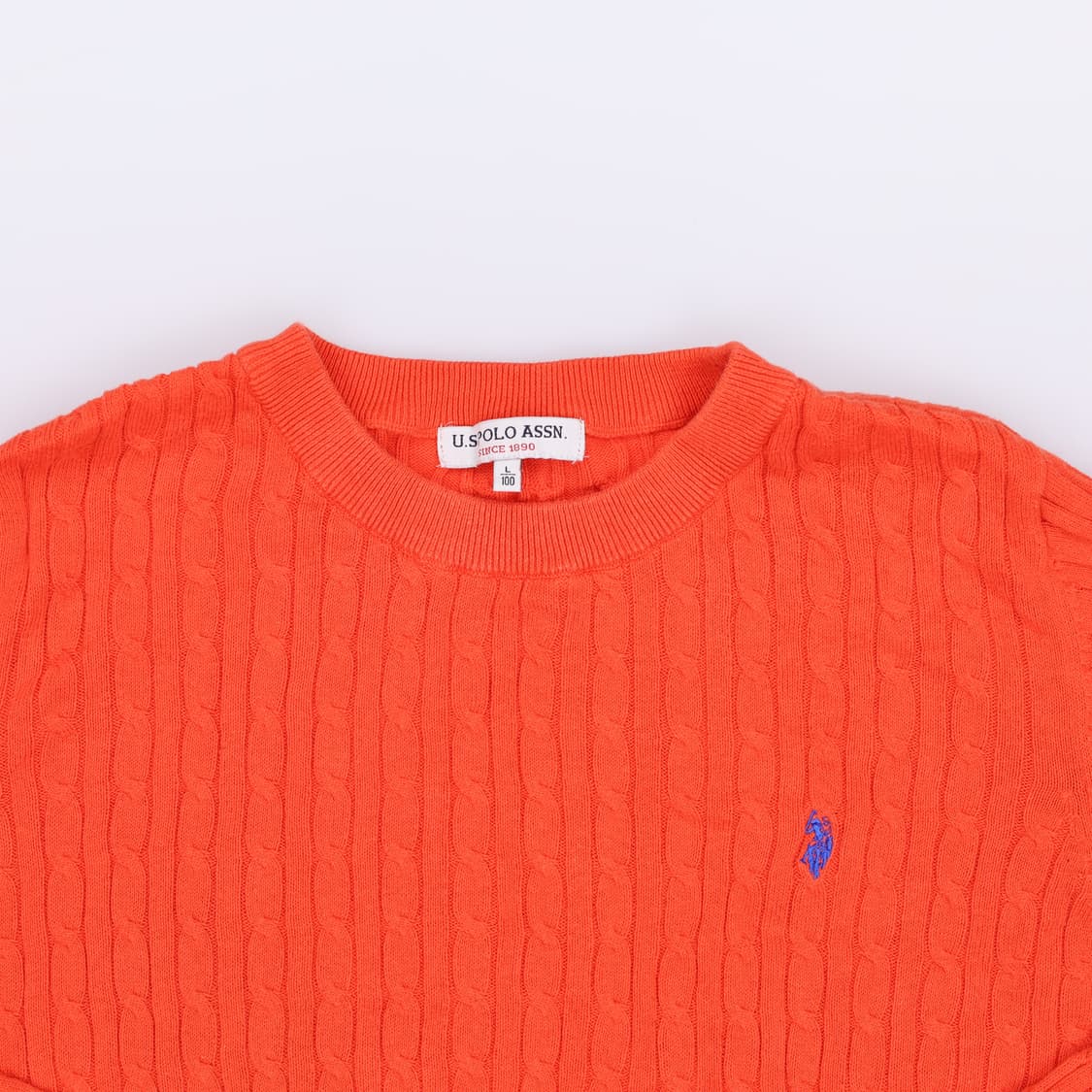 [L] U.S 폴로 어센 남성 꽈배기 니트 스웨터 0105J 상품이미지4
