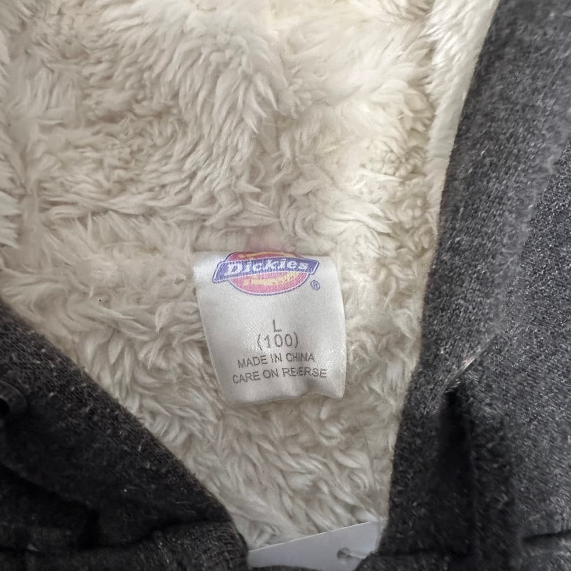 디키즈 차콜 기모 후드집업 상품이미지5