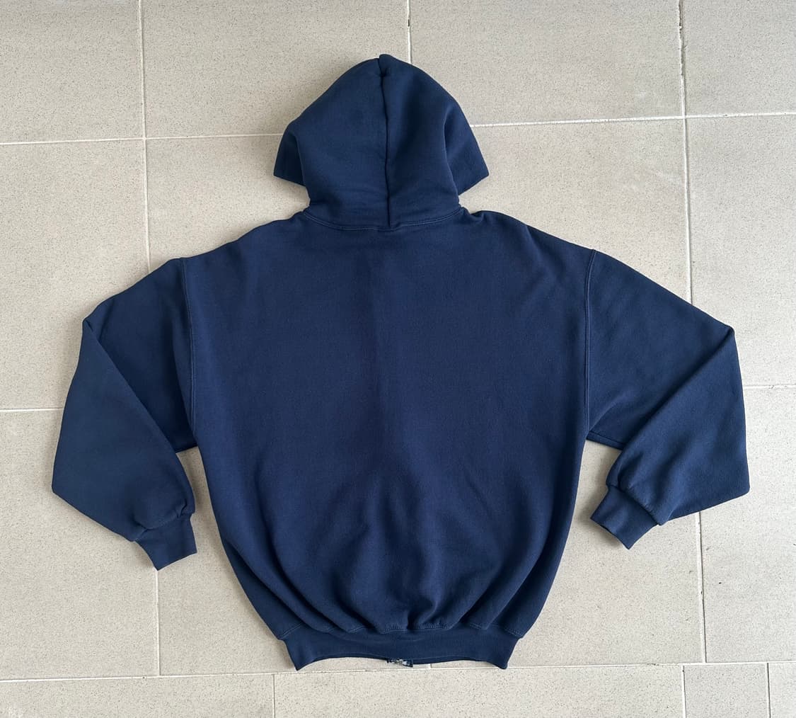 00s 빈티지 러셀 후드집업 네이비 L 상품이미지2
